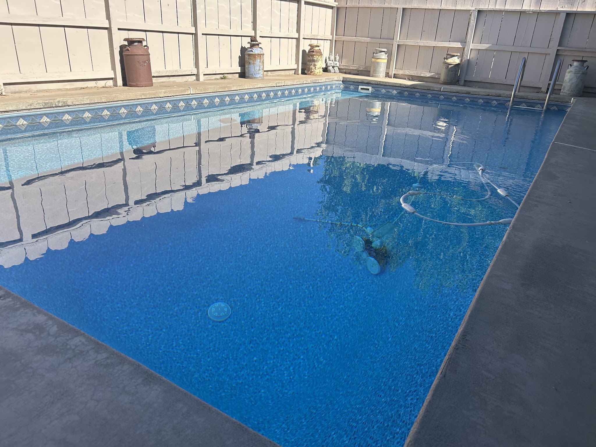 Finished pool, customer photo