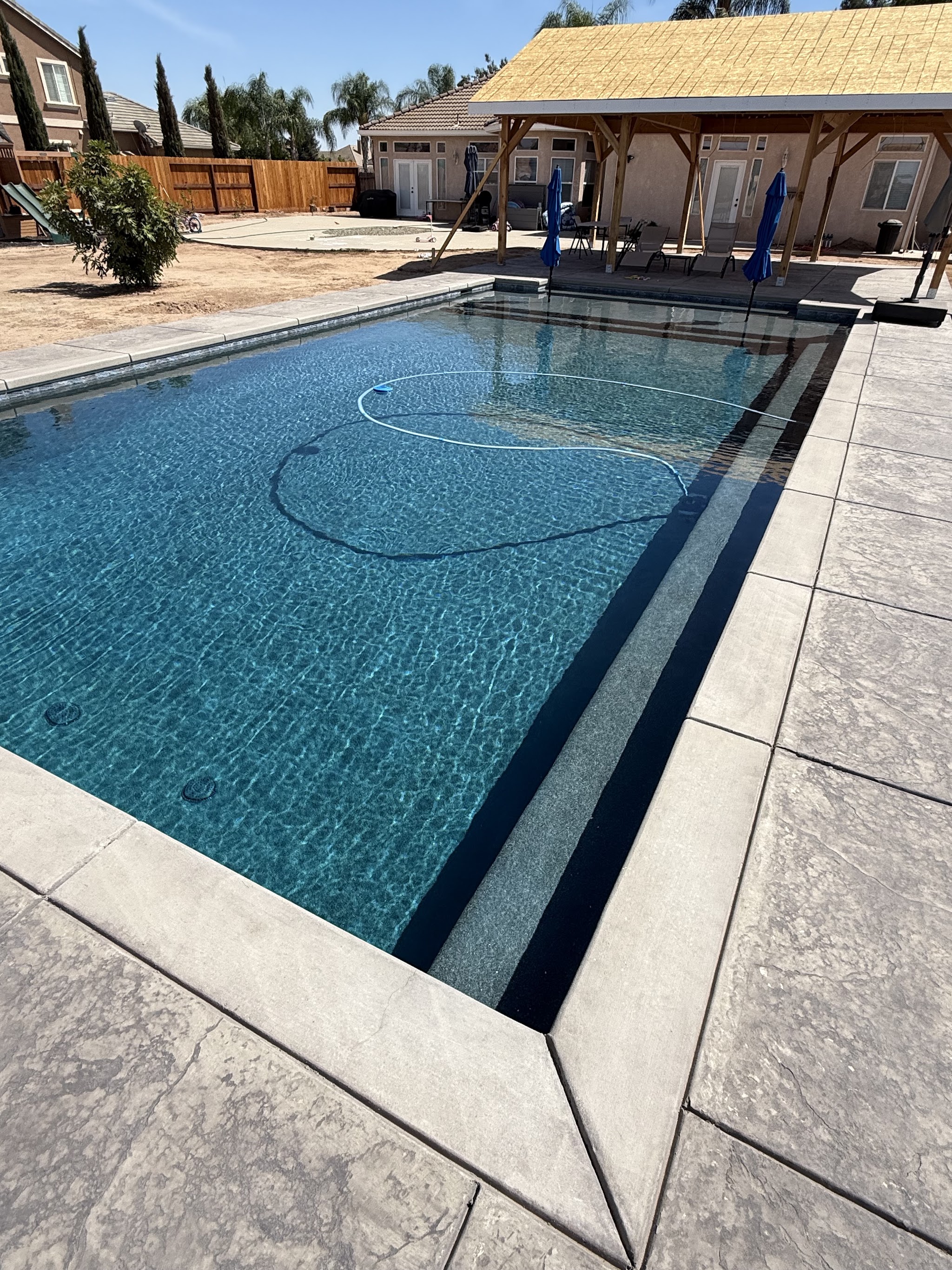 Backyard pool, customer photo